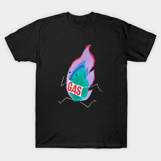 Natural Gas - It runs hot! T-Shirt by Desert Owl Designs